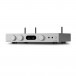 Audiolab 6000A Play Stereo Streaming Amplifier, Silver - angled