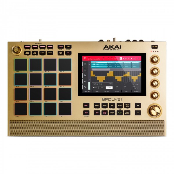 Akai Professional MPC Live II Standalone Production System, Gold - Top