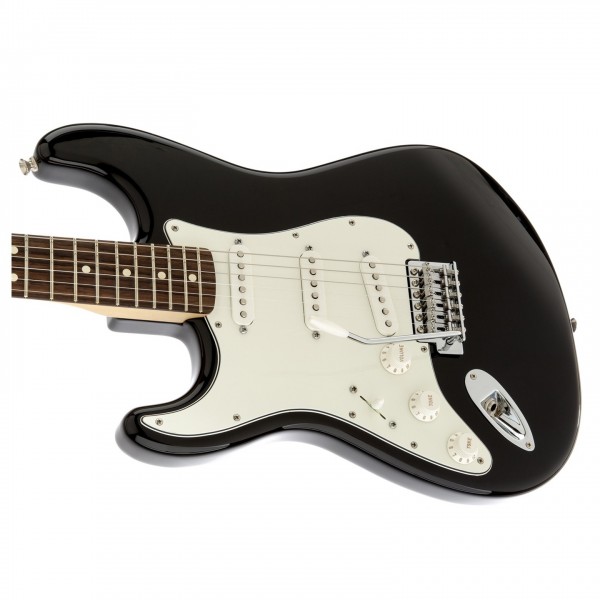 Fender Standard Stratocaster Left Handed Guitar, Black at Gear4music
