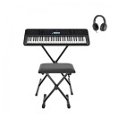 Yamaha PSR E383 Set de Teclado Port&aacute;til, Negro