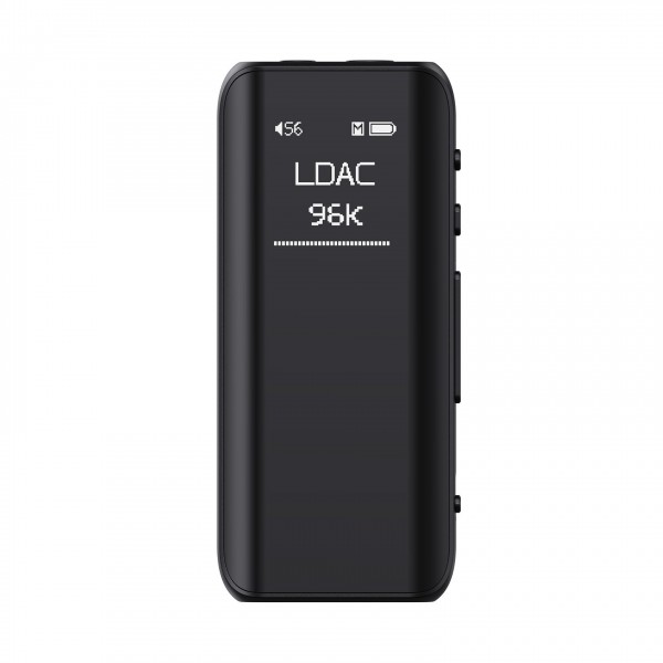 FiiO BTR15 Bluetooth Headphone Amp, Black Front View