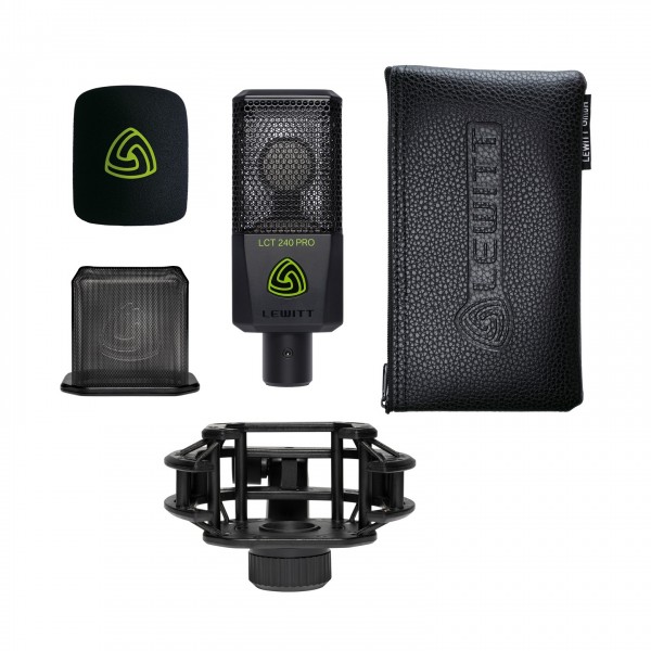 Lewitt LCT240 PRO Vocal Set, Black - Full Contents