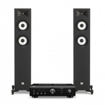 Denon PMA-600NE & JBL Stage A170 Hi-Fi Bundle, Black