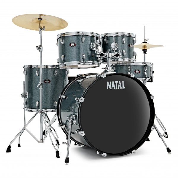 Natal DNA 22'' 5pc Drum Kit, Blue Sparkle