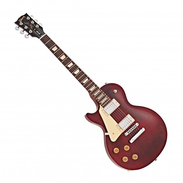 Gibson Les Paul Studio T Left Handed Electric Guitar, Wine Red (2017)