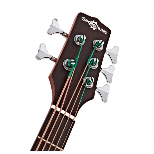 Roundback Electro Acoustic 5 String Bass by Gear4music - Nearly New
