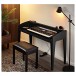 modul Stage Piano Stand, Black