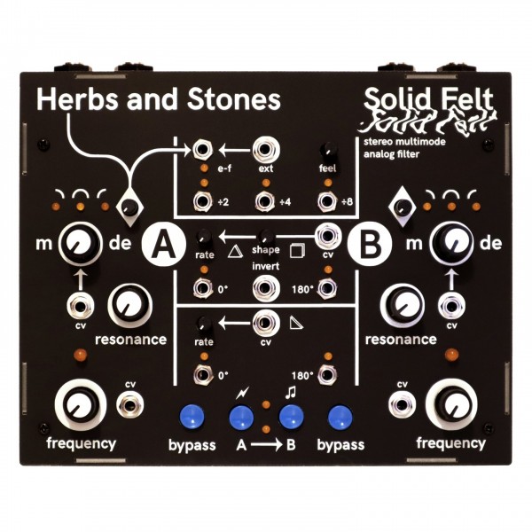Herbs and Stones Solid Felt - Top