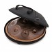 10 Notes D Kurd Handpan with Stand Bundle by Gear4music