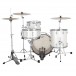 Ludwig Neusonic 22'' MOD2 4pc Shell Pack, Silver Silk - Back