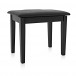 Piano Stool with Storage by Gear4music, Black