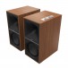 Klipsch The Nines 8-inch Powered Speakers, Walnut