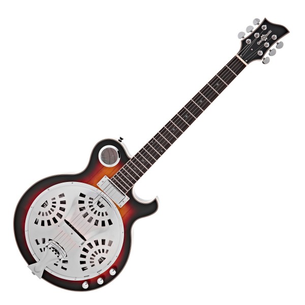 Resonator Guitar, Electro Acoustic, Sunburst, by Gear4music