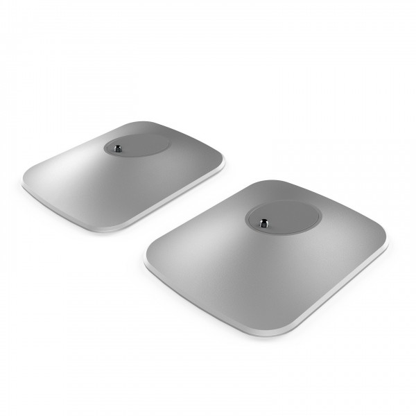 KEF P1 Desk Pad Stands (Pair), Silver