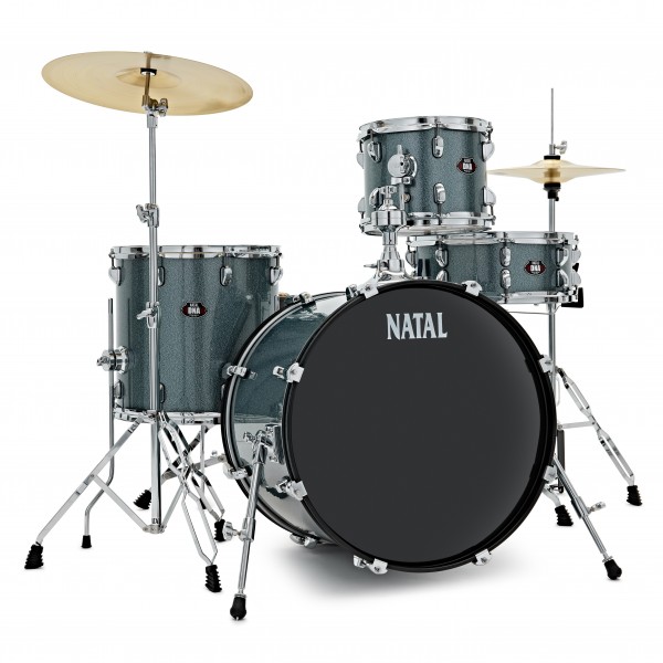 Natal DNA 20'' 4pc Drum Kit, Blue Sparkle