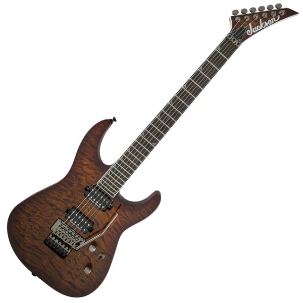 Jackson Pro Series Soloist SL2Q Electric Guitar, Transparent Amber