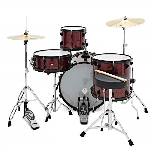 Natal DNA 20'' 4pc Drum Kit, Red Sparkle