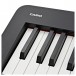 Casio CDP S100 Digital Piano, Black, close logo