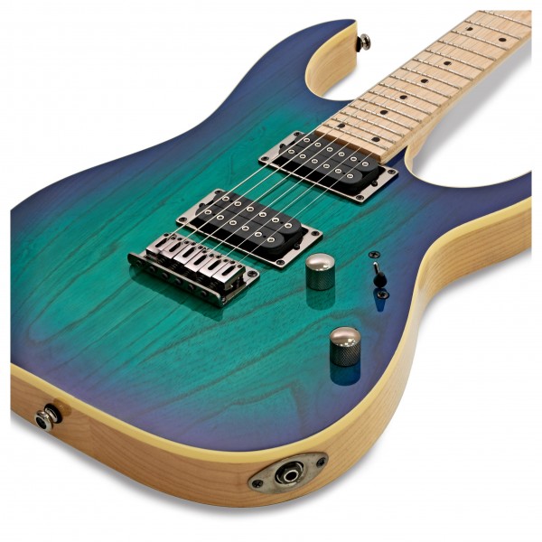 Ibanez RG421AHM, Blue Moon Burst close