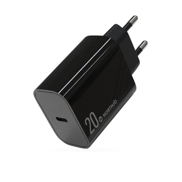 myVolts socket plug to USB-C PD 20W converter, EU Plug - Main