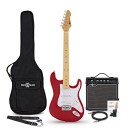 LA Select Guitarra El&eacute;ctrica Roja, Set con Amplificador de 15W