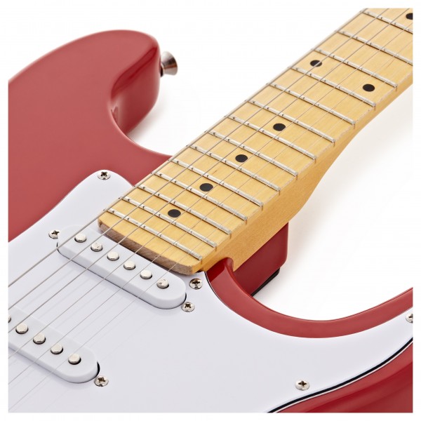 LA Select Electric Guitar, Red w/ 15W Guitar Amp & Accessory Pack