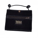 Tackle Gig Pouch aus gewachstem Canvas, schwarz