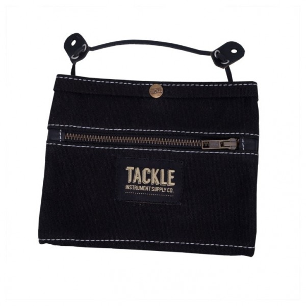 Tackle Waxed Canvas Gig Pouch, Black