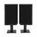 AVCOM Medium Desktop Speaker Stands, Black (Pair)
