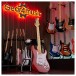 LA Select Electric Guitar by Gear4music, Red