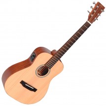 Sigma TM-12 Electro-Acoustic Travel Guitar, Natural