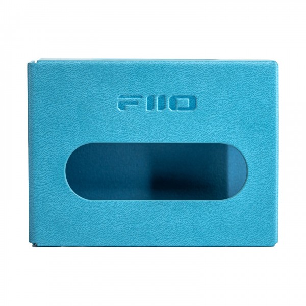 FiiO CP13 Leather Case, Blue Front View