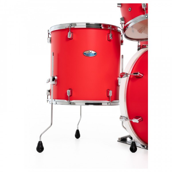 Pearl Decade Maple 22" Am Fusion Shell Pack, Matte Racing Red - Bass Drum