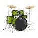 Natal DNA 22'' 5pc Drum Kit w/Ride Cymbal, Acid Green