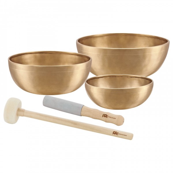 Meinl 3-Piece (700, 1000, 1400) Energy Singing Bowl Set - Main Image