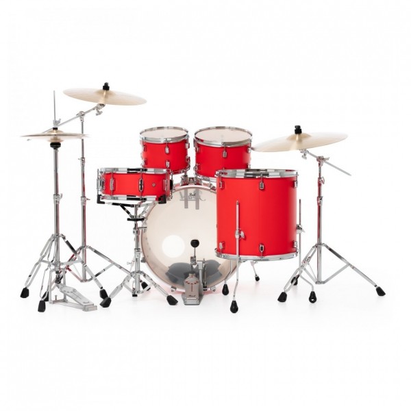 Pearl Decade Maple 22" Am Fusion Shell Pack, Matte Racing Red - Rear