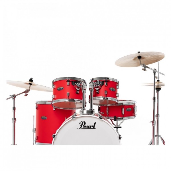 Pearl Decade Maple 22" Am Fusion Shell Pack, Matte Racing Red - Rack Toms