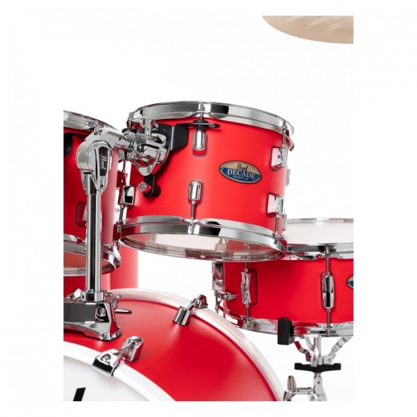 Pearl Decade Maple 22" Am Fusion Shell Pack, Matte Racing Red - High Tom