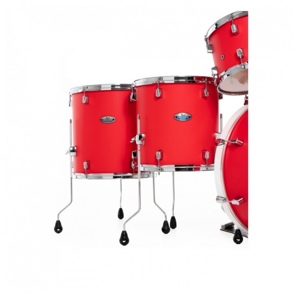 Pearl Decade Maple 22'' 6pc Shell Pack, Matte Racing Red - Floor Toms