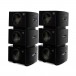 REL Acoustics No.31 Reference Subwoofer, Piano Black - stacked