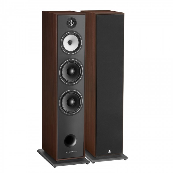 Triangle Borea BR10 Floorstanding Speakers (Pair), Walnut Front View
