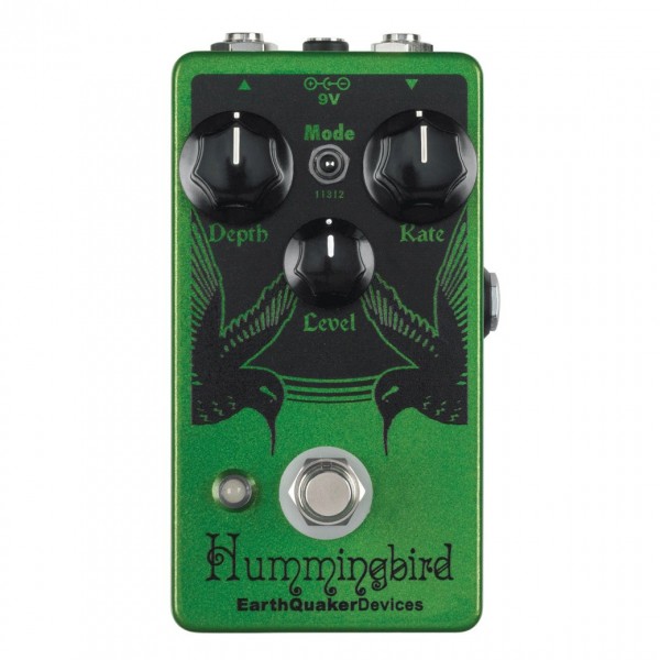 EarthQuaker Devices Hummingbird Repeat Percussions V3 Top Panel