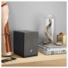 Audio Pro A28 Active Wireless Bookshelf Speakers, Black - lifestyle