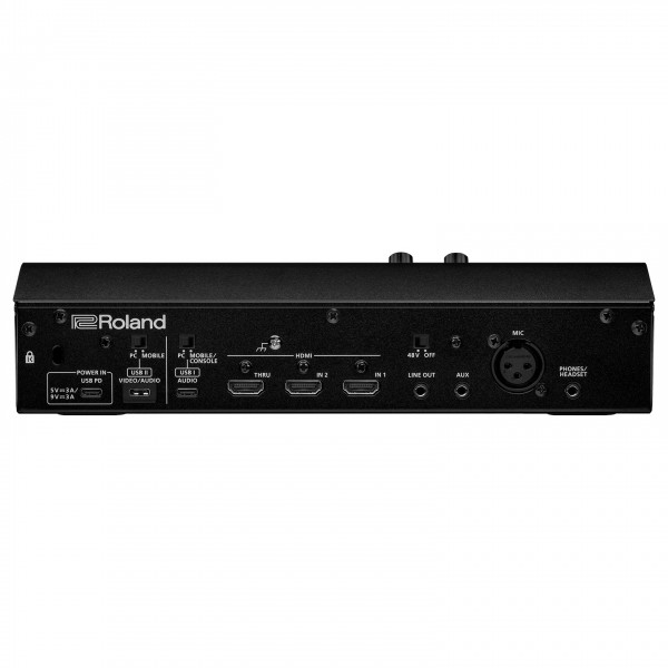 Roland Bridge Cast X Streaming Mixer - Rear
