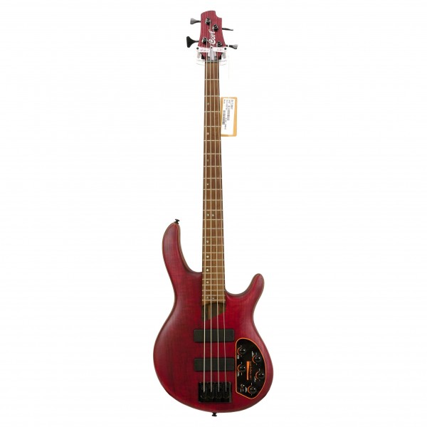 Cort Artisan B4 Element 4-String Bass, Open Pore Burgundy Red - Secondhand