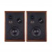 Wharfedale Super Denton Bookshelf Speaker, Walnut Front View 2