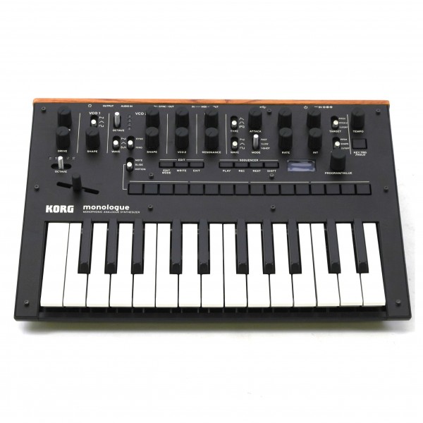 Korg Monologue Analogue Synthesizer, Black - Secondhand