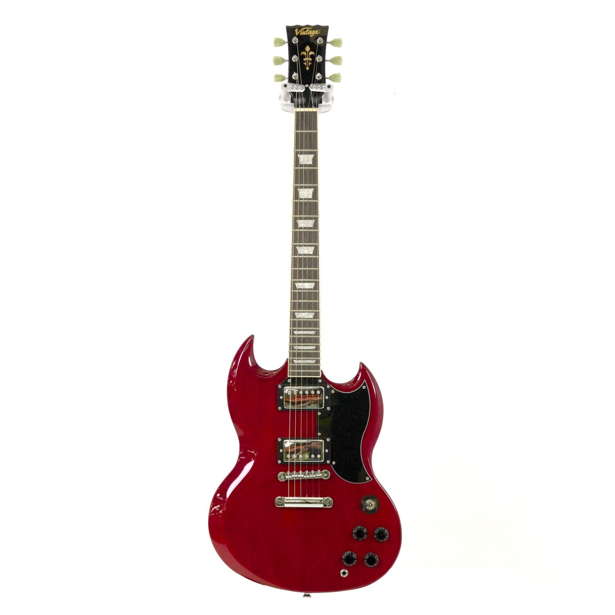 Vintage VS6 Reissued, Cherry Red - Secondhand at Gear4music