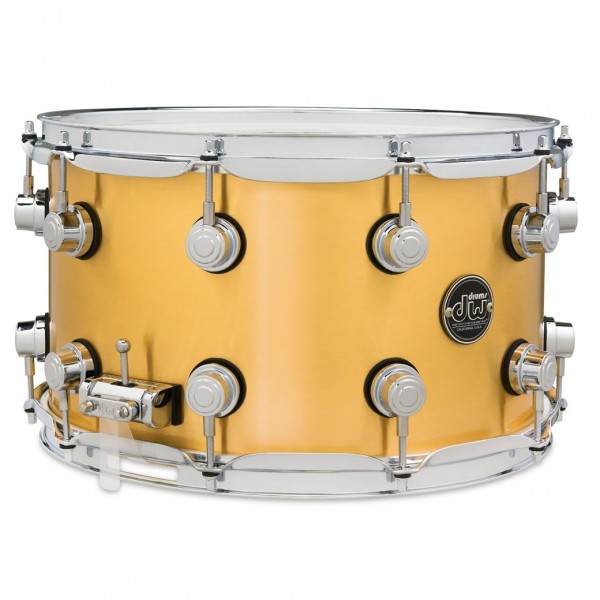 DW Drums Performance Series 14" x 8" Snare Drum, Brass - Strainer