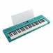Roland GO:KEYS 3 Keyboard, Turquoise with Music Rest